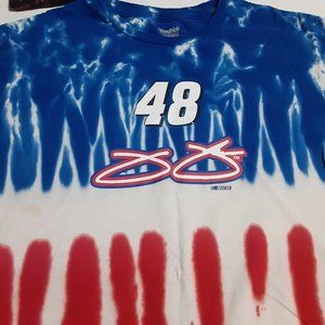 Hendrick Motorsports Nascar Jimmie Johnson #48 Tie Dye SS T Shirt in Size M